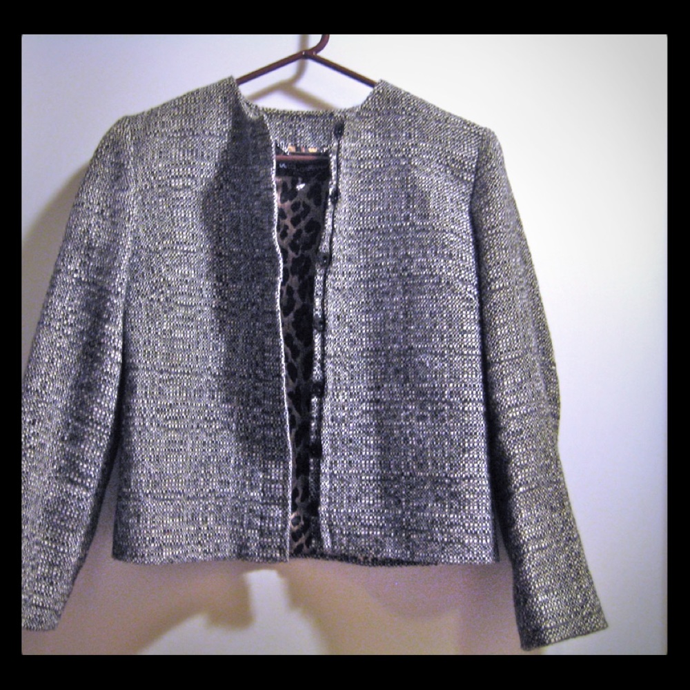 Dolce & Gabbana Alpaca Snap Placket Front Jacket